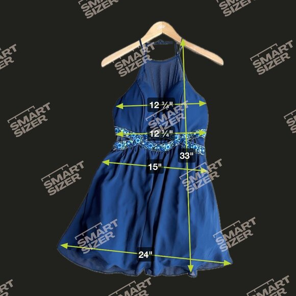 B Darlin Sweetheart Neckline Chiffon Dress 3/4 Floral Embroider Sheer Cutouts - Picture 2 of 8